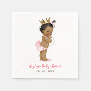 Afroamerikaner-Babyparty-Serviette Serviette