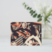 Afroamerikaner der 1920er - Zeichnend in zwei Farb Postkarte (Stehend Vorderseite)