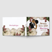 Afroamerikaner der weißen Wildblume Gästebuch (Voll)