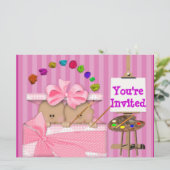 AFROAMERIKANER-DOPPELBaby-DUSCHEN-EINLADUNG Einladung (Stehend Vorderseite)