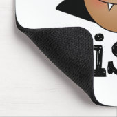 Afroamerikaner-Dracula-Kuss Mousepad (Ecke)