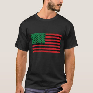 Afroamerikaner-Flaggen-T-Shirt T-Shirt