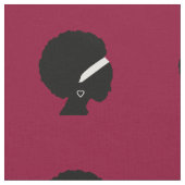 Afroamerikaner-Frauen-Art-Muster Stoff (Nahaufnahme)