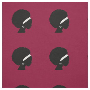 Afroamerikaner-Frauen-Art-Muster Stoff