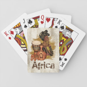 Afroamerikaner-Frauen-Spielkarten Spielkarten