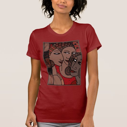 Afroamerikaner-Frauen T-Shirt (Vorderseite)