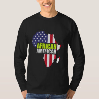 Afroamerikaner für die USA und Afrika T-Shirt