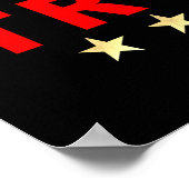 Afroamerikaner für Donald Trump 2024 Poster (Ecke)