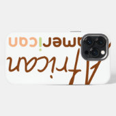 Afroamerikaner iPhone Hülle (Rückseite (Horizontal))