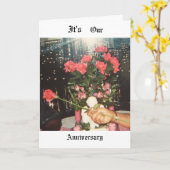 Afroamerikaner-Jahrestags-Karte Karte (Gelbe Blume)