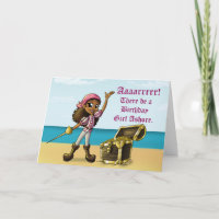 Afroamerikaner Pirate Birthday
