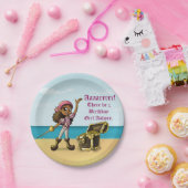 Afroamerikaner Pirate Birthday Pappteller (Party)