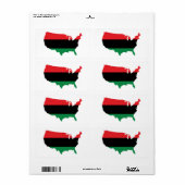 Afroamerikaner _ Rot, Schwarz und Grün (Vorne)