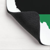 Afroamerikaner _ Rot, Schwarz und Grün Mousepad (Ecke)