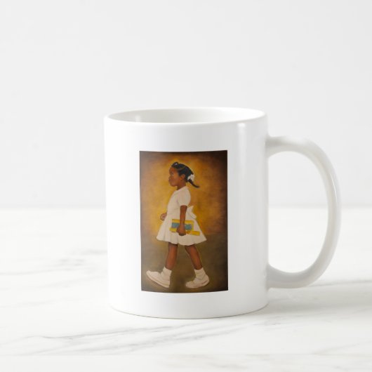 Afroamerikaner-schöne Kunst Kaffeetasse (Rechts)
