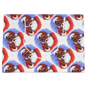 Afroamerikaner-schwarzes Große Geschenktüte