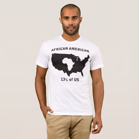 Afroamerikaner T-Shirt (Vorne ganz)