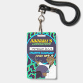 Afroamerikaner-wütender Ausweis (Vorderseite mit Schlüsselband)