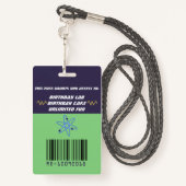 Afroamerikaner-wütender Ausweis (Rückseite mit Schlüsselband)