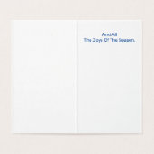 Afroamerikanerin Claus Christmas (Innenseite Aufgefaltet)