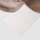 Afroamerikanerin Cowgirl Black Seidenpapier (Detail)