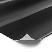 Afroamerikanerin Mondlichtstrand Monochrome Poster (Ecke)