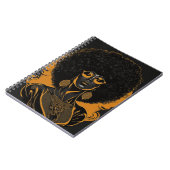 Afroamerikanerin Notizblock (Linke Seite)