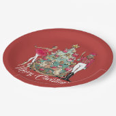 Afroamerikanerin Nutcracker Ballet Tänzerin Christ Pappteller (Schrägansicht)