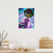 Afroamerikanerin Poster (Küche)