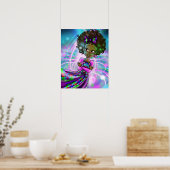 Afroamerikanerin Poster (Küche)