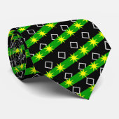 Afroamerikanisch grün und schwarz krawatte (Gerollt)