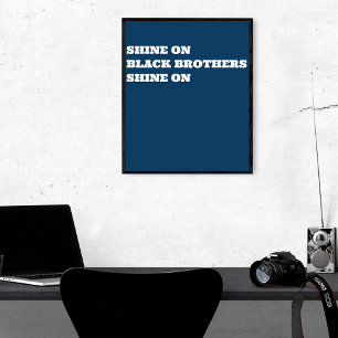 Afroamerikanisch (Schwarz) Motivierend Poster