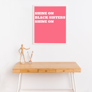Afroamerikanisch (Schwarz) Motivierend Poster