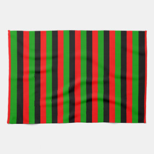 afroamerikanisch USA Malawi-Flagge Streifen Muster Geschirrtuch