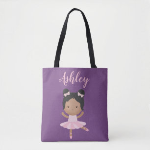 Afroamerikanische Ballerina Ballet Rosa Tütü Tänze Tasche