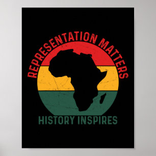Afroamerikanische Country-Feier Schwarze Geschicht Poster