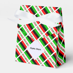 Afroamerikanische Diaspora-Flagge individuell geka Geschenkschachtel