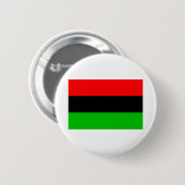 Afroamerikanische Flagge Button (Vorne & Hinten)
