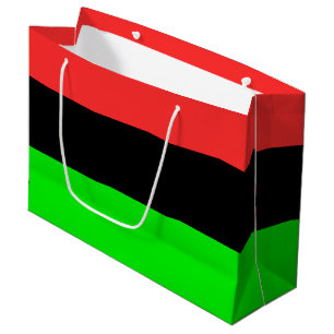 Afroamerikanische Flagge Große Geschenktüte
