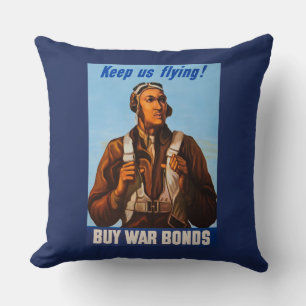 Afroamerikanische Flugpioniere - Jagdflieger des Z Kissen