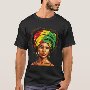Afroamerikanische Frauen Mädchen Schwarze Geschich T-Shirt