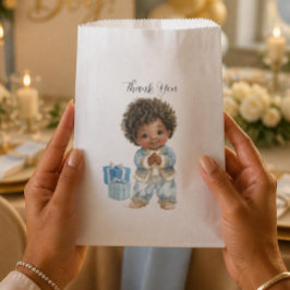 Afroamerikanische Geschenktüte für Babyjungen Geschenktütchen