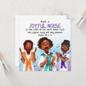 Afroamerikanische Grußkarten Karte (Vorderseite/Rückseite Beispiel)