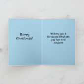 Afroamerikanische Kinder Weihnachtskarte Feiertagskarte (Innenseite)