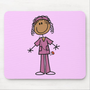 Afroamerikanische Krankenschwester Mousepad