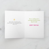 Afroamerikanische Madonna mit der Kinderweihnachts Einladung (Innenseite)