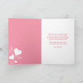 Afroamerikanische Mama und Tochter Pink Birthday Karte (Innenseite)