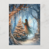 Afroamerikanische Märchenschmuck Postkarte (Vorderseite)