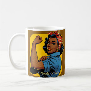 Afroamerikanische Rosie the Riveter - Dennoch Kaffeetasse