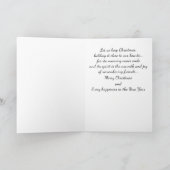 Afroamerikanische Weihnachtskarte Feiertagskarte (Innenseite)